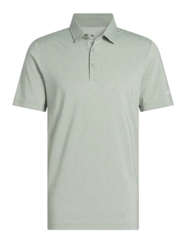 Adidas Ultimate365 Mini Bunker Golf Polo Shirt Silver Green UK SMALL JF9007