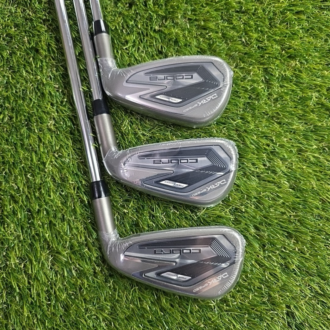 Cobra Darkspeed Half Iron Set 6/7/8 Iron KBS Tour Lite Stiff Flex *BRAND NEW*