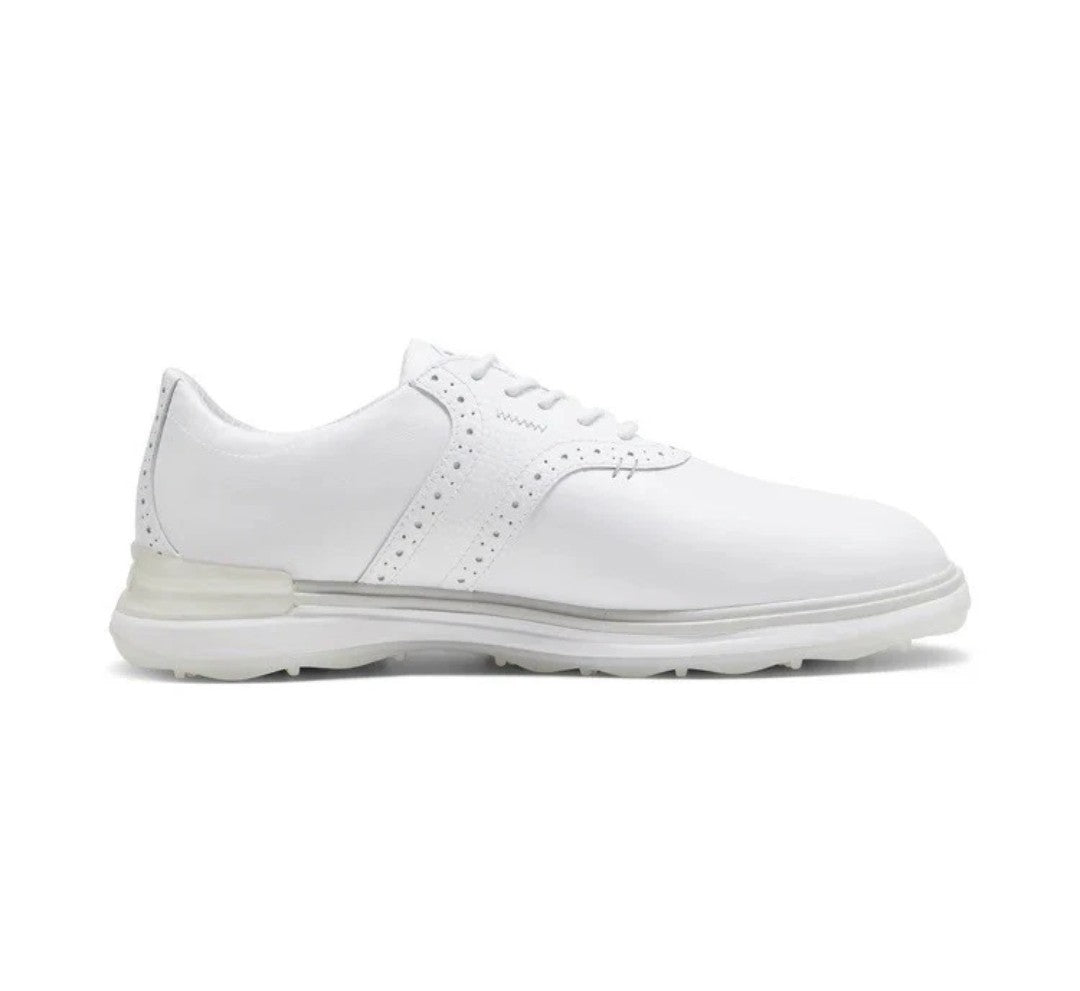 Puma Avant Spikeless Golf Shoes White/Ash Gray UK 7.5 *BRAND NEW*