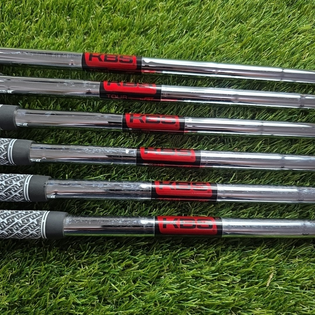 Mizuno Pro 241 Iron Set 5-PW KBS Tour Stiff Flex Shafts *BRAND NEW*