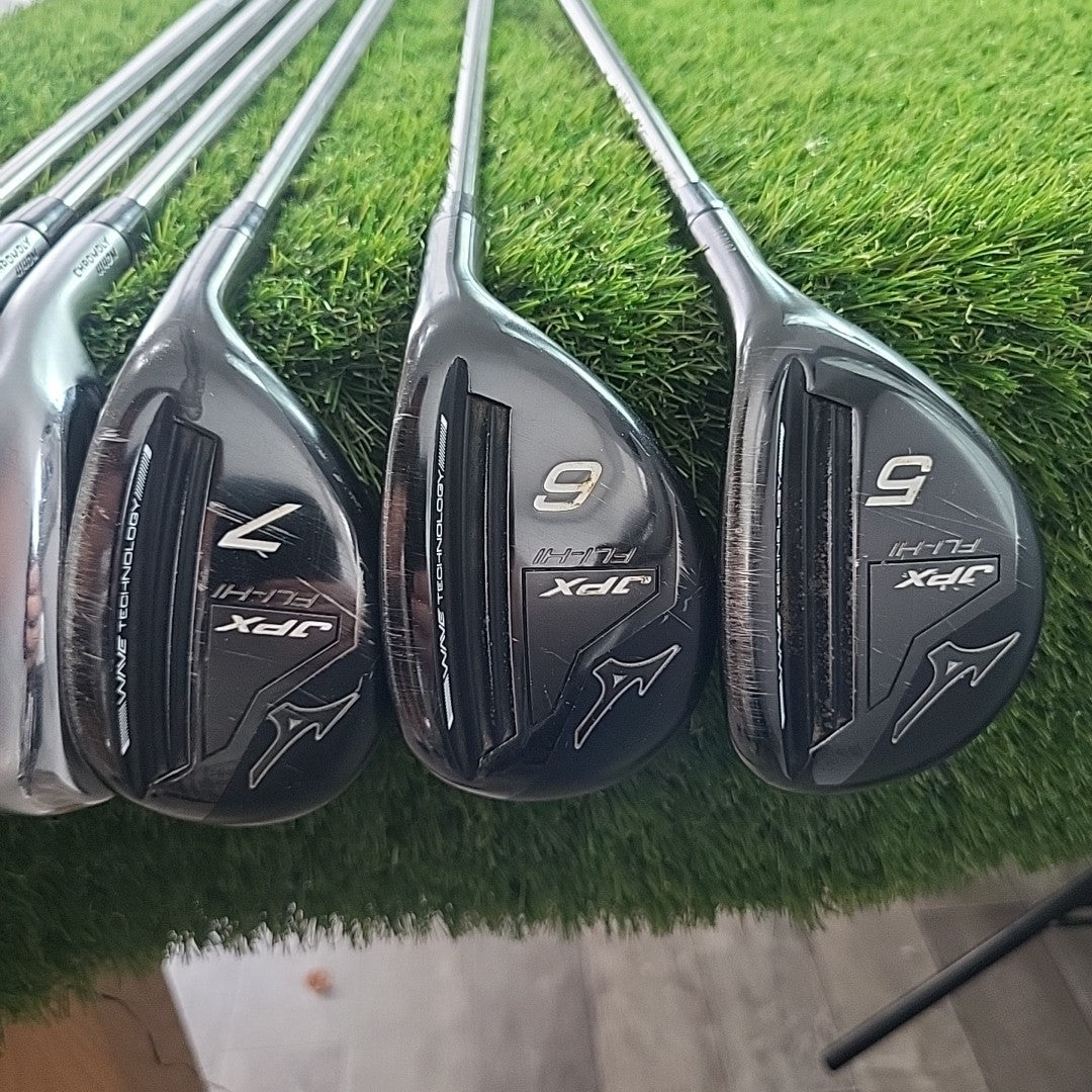Mizuno JPX 921 Hot Metal Iron/Hybrid Set 5-PW Recoil F2 Senior Shafts