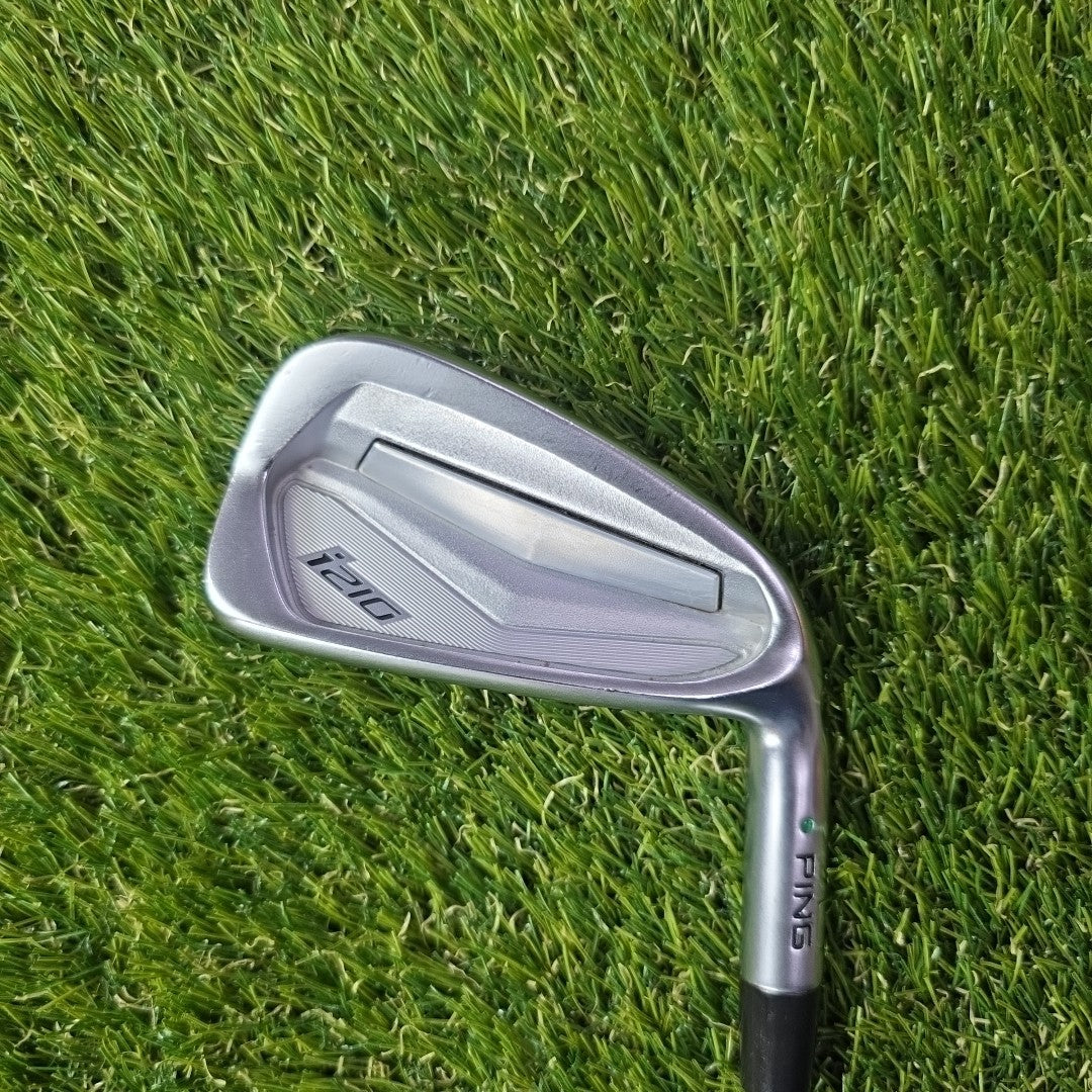 Ping i210 4 Iron Green Dot KBS Tour 120 Stiff Flex Shaft Midsize Grip