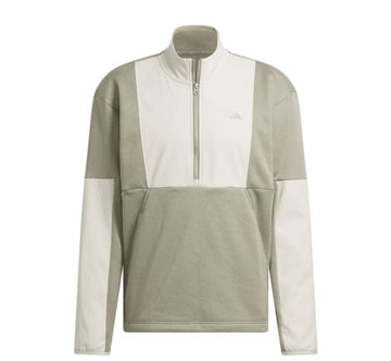 adidas Green Go-to Dwr Hybrid Half Zip Sweatshirt IL0575 Size M *BRAND NEW*