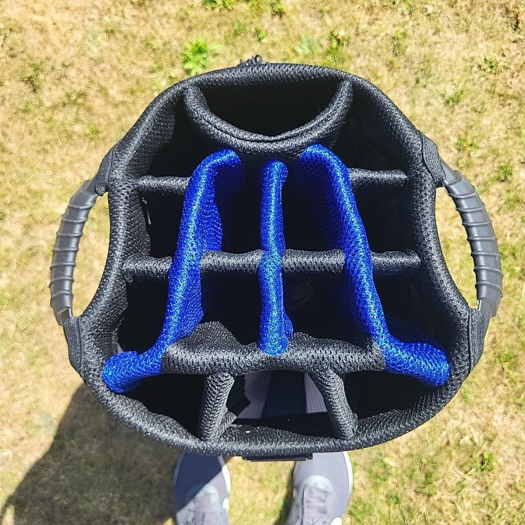 Cobra Cart Bag 14-Way Divider Blue/White *BRAND NEW*