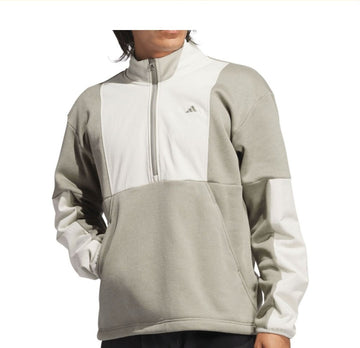 adidas Green Go-to Dwr Hybrid Half Zip Sweatshirt IL0575 Size M *BRAND NEW*
