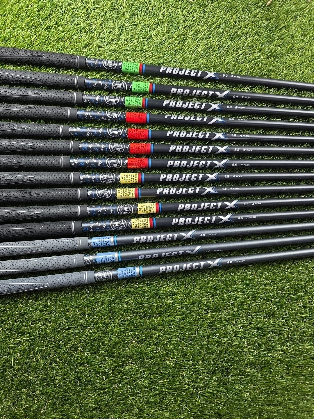 Job Lot Of Golf Club Iron Fitting Shafts All Project X Shafts X14 Various Flex 