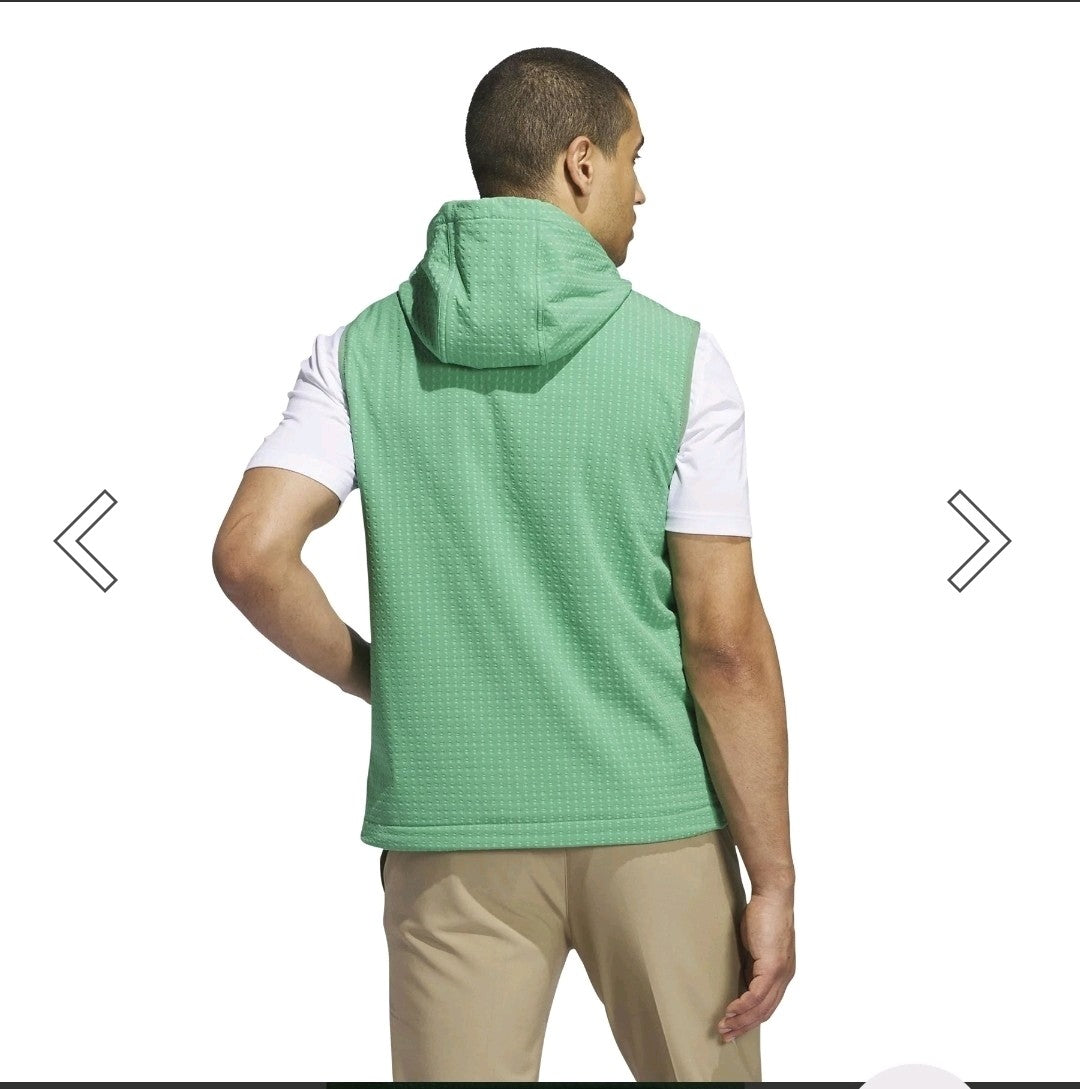 adidas Green Ultimate365 Tour WIND.RDY Half-Zip Vest IW2816 Size XL *BRAND NEW*