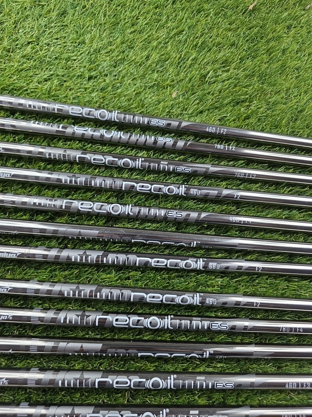 Job Lot Of Golf Club Iron Fitting Shafts All Recoil Shafts X17 Various Flex Lot4