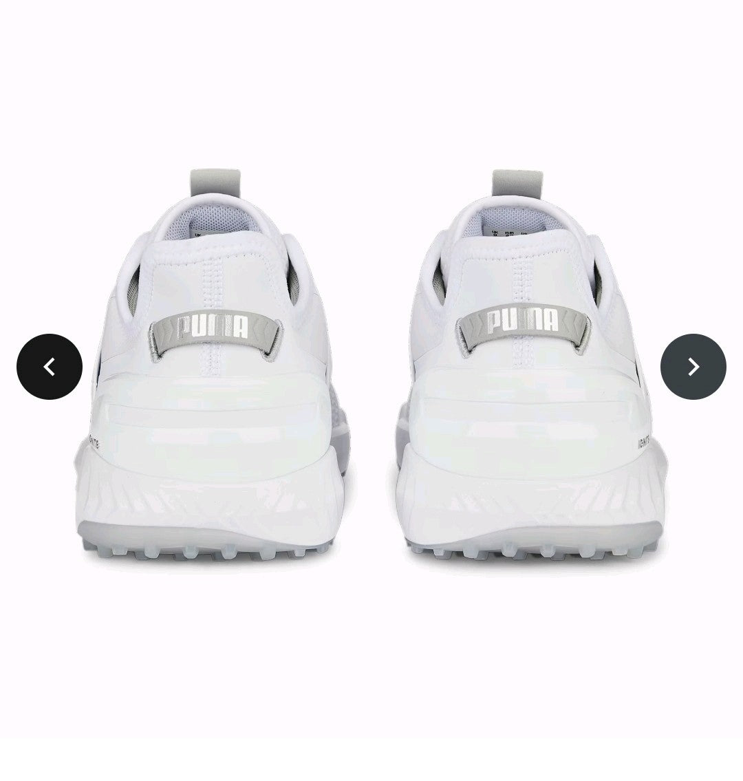 Puma Ignite Elevate Golf Shoes White/Silver UK 8.5 *BRAND NEW*