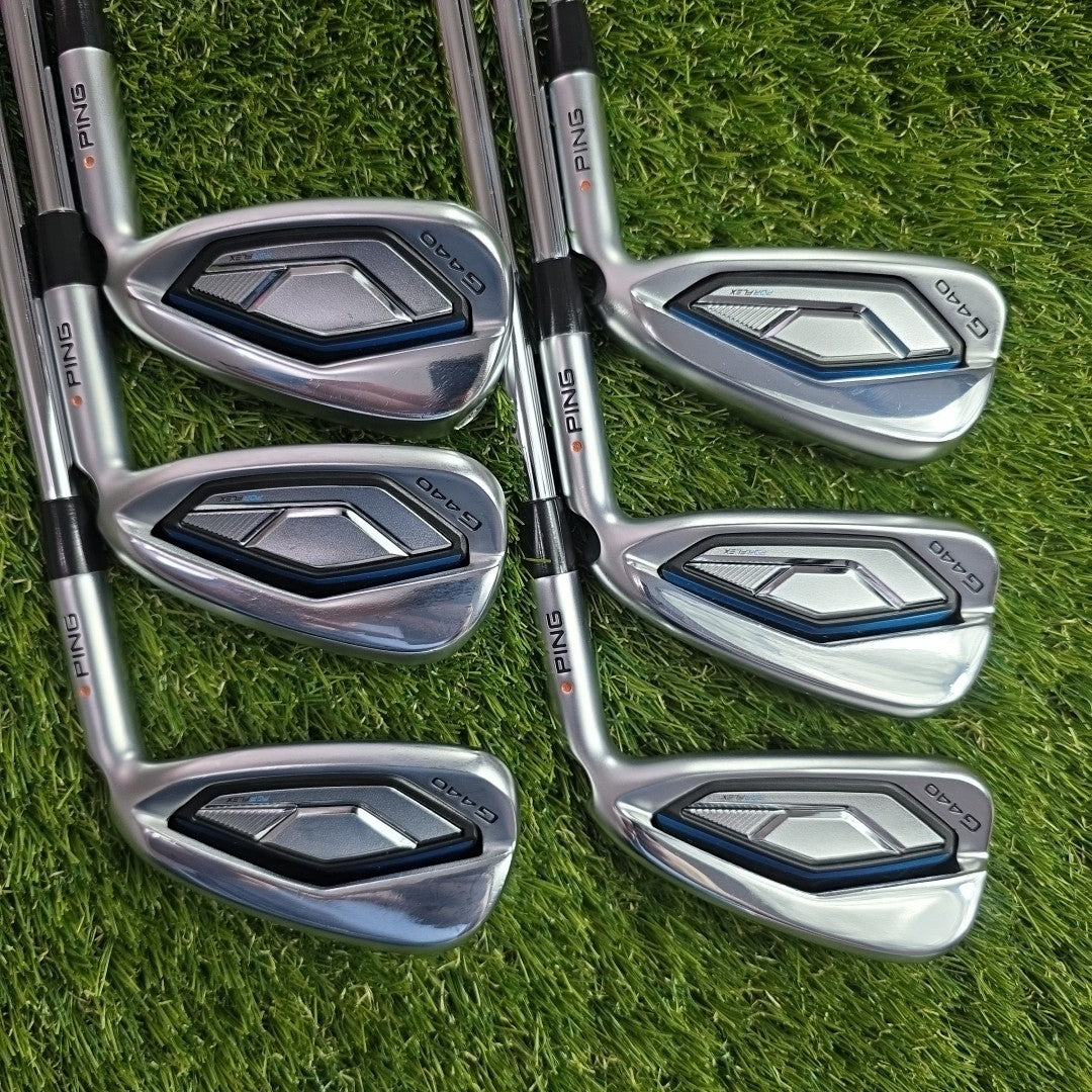 Ping G440 Iron Set 5-PW Orange Dot Dynamic Gold 120 Stiff Flex Shafts *VGC*