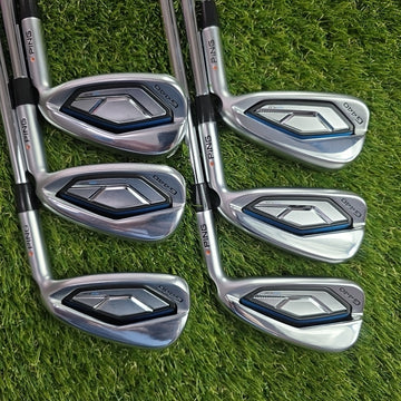 Ping G440 Iron Set 5-PW Orange Dot Dynamic Gold 120 Stiff Flex Shafts *VGC*