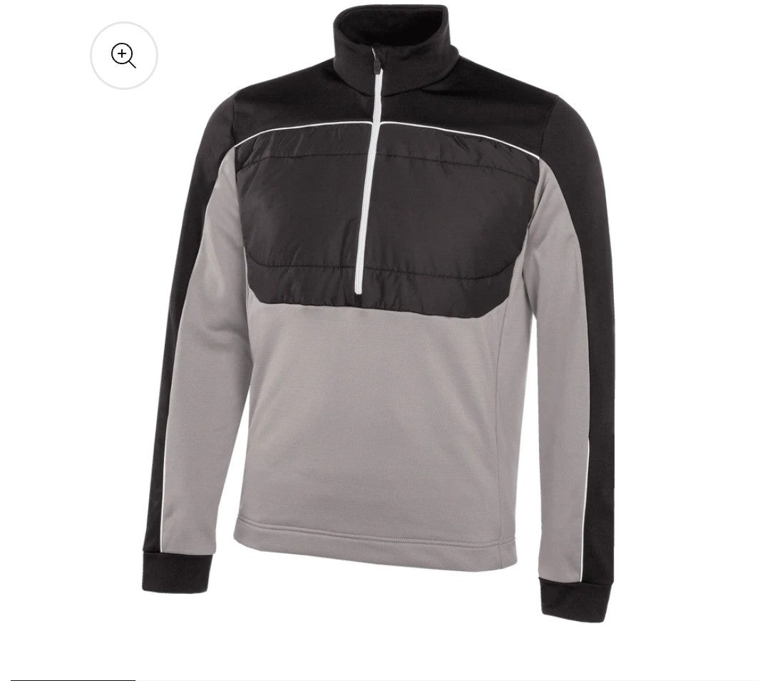 Galvin Green Douglas Insulating Golf Mid Layer Sharkskin/Black Mens SIZE M *NEW*