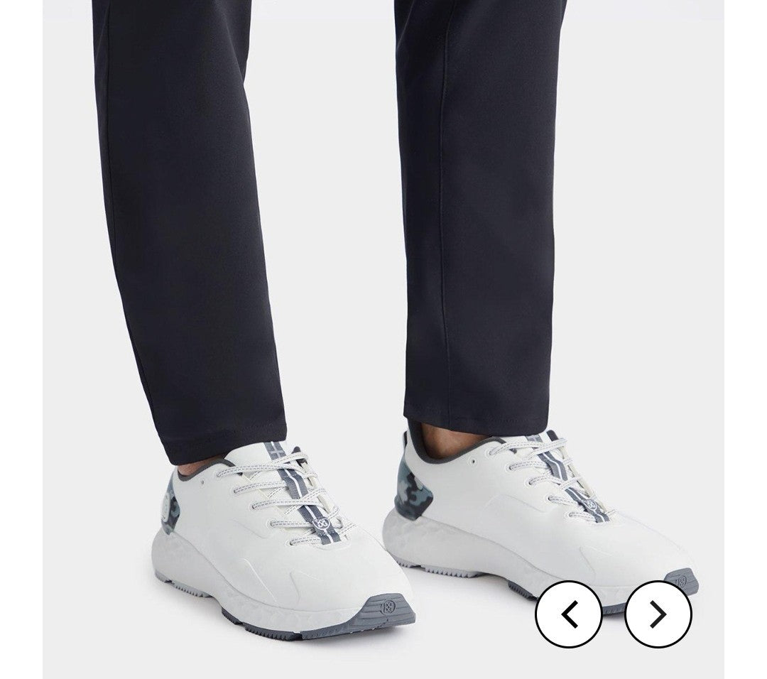 G/Fore MG4+ Camo Accent Golf Shoes Snow/Charcoal Camo