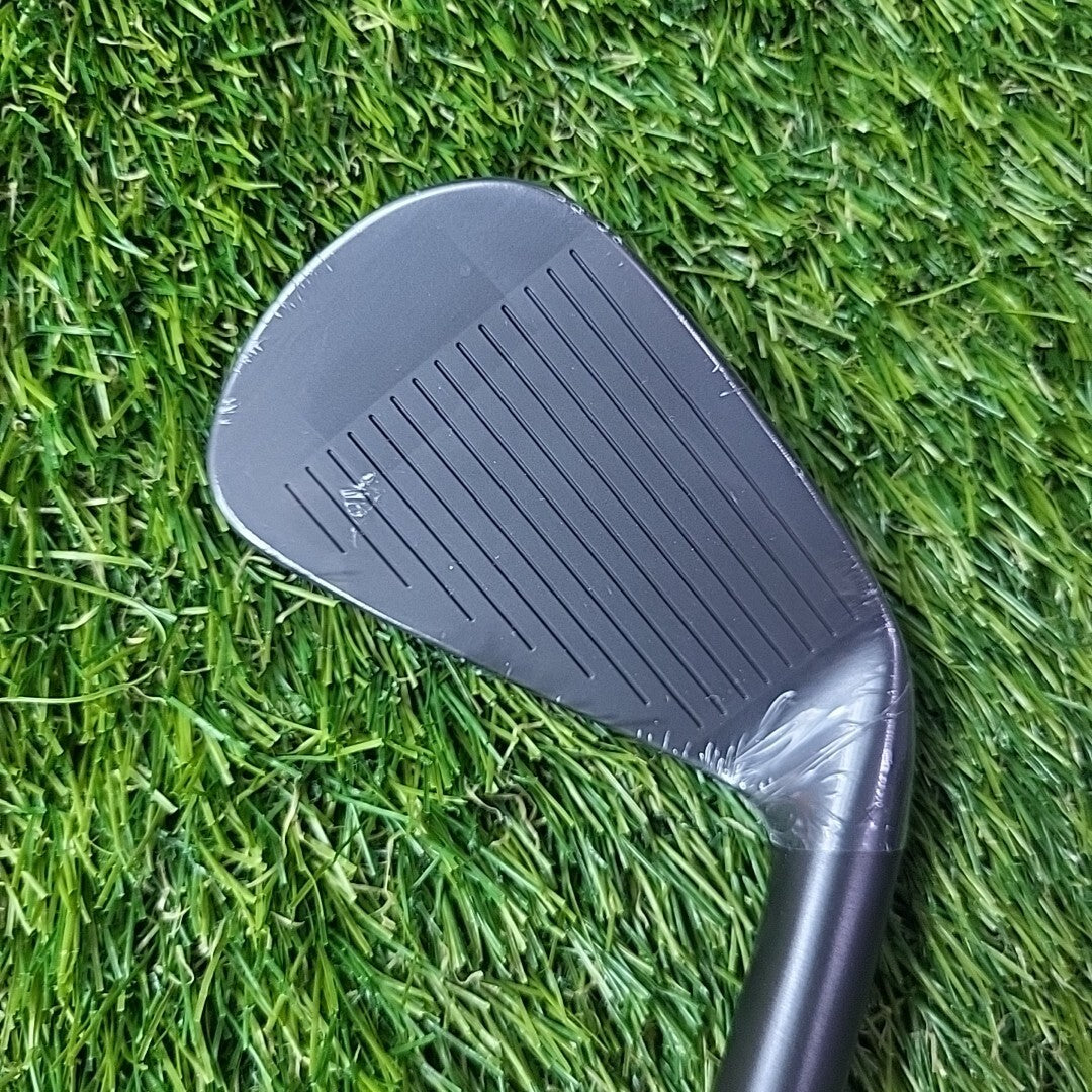 Cobra King Forged CB Black 6 Iron KBS Tour V 110 Stiff Left Handed *NEW*