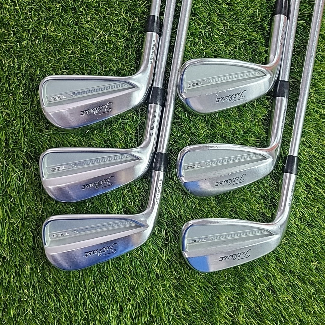 Titleist T100 2023 Iron Set 5-PW Project X 125g 6.5 Extra Stiff *LEFT HANDED*