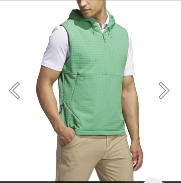 adidas Green Ultimate365 Tour WIND.RDY Half-Zip Vest IW2816 Size XL *BRAND NEW*