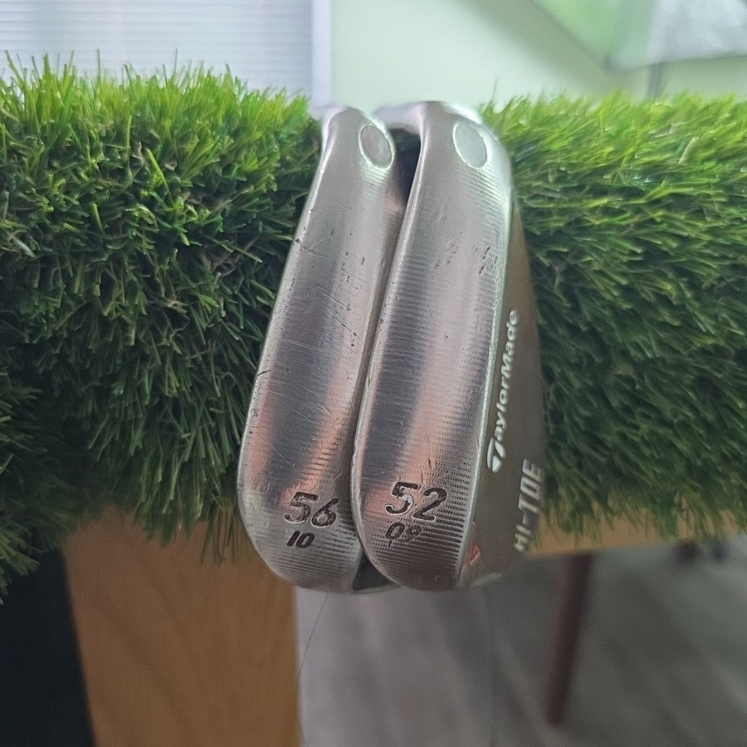 Taylormade Hi Toe Wedge Set 52 & 56 Degree Hi Rev 2.0 120 Stiff Shafts