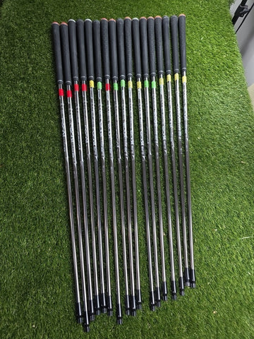 Job Lot Of Golf Club Iron Fitting Shafts All Recoil Shafts X17 Various Flex Lot4