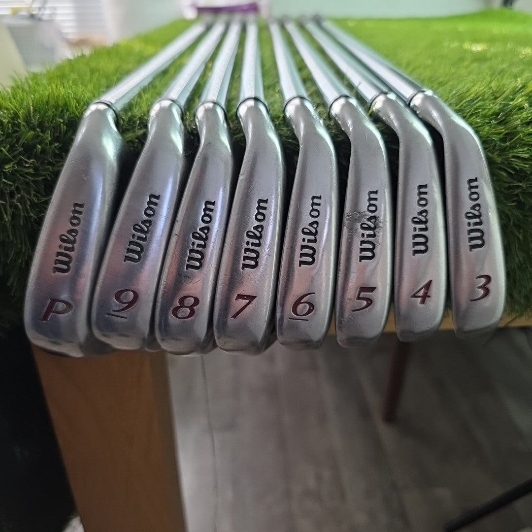 Wilson Deep Red Iron Set 3-PW Regular Flex Shaft +1.5 Inches 