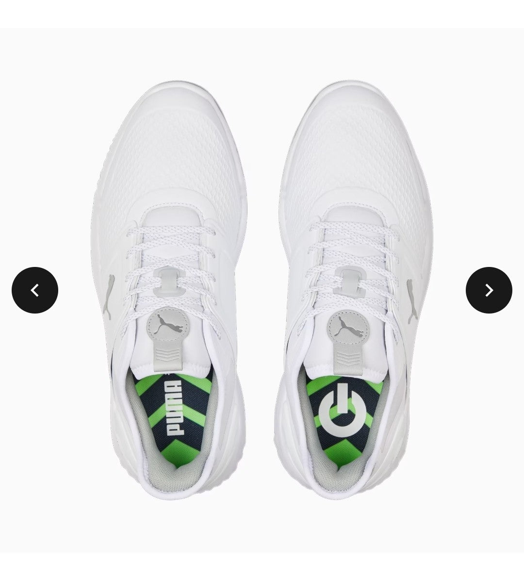 Puma Ignite Elevate Golf Shoes White/Silver UK 9.5 *BRAND NEW*