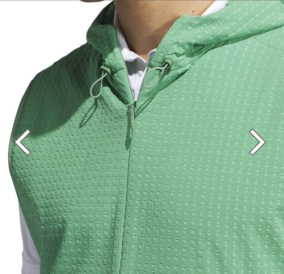 adidas Green Ultimate365 Tour WIND.RDY Half-Zip Vest IW2816 Size XL *BRAND NEW*