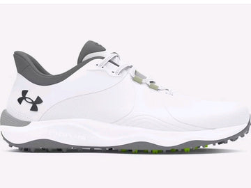 Under Armour Drive Pro SL Wide Golf Shoes White/White UK 9.5 *BRAND NEW*
