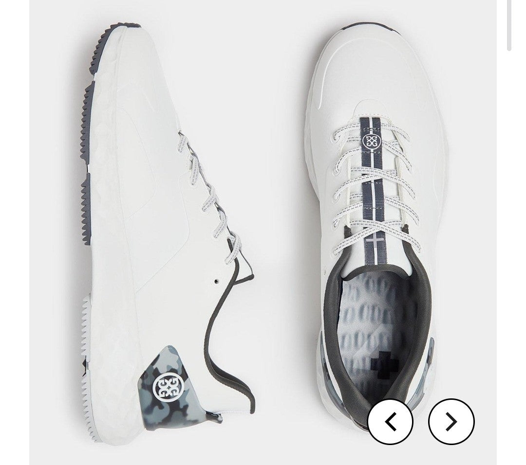 G/Fore MG4+ Camo Accent Golf Shoes Snow/Charcoal Camo