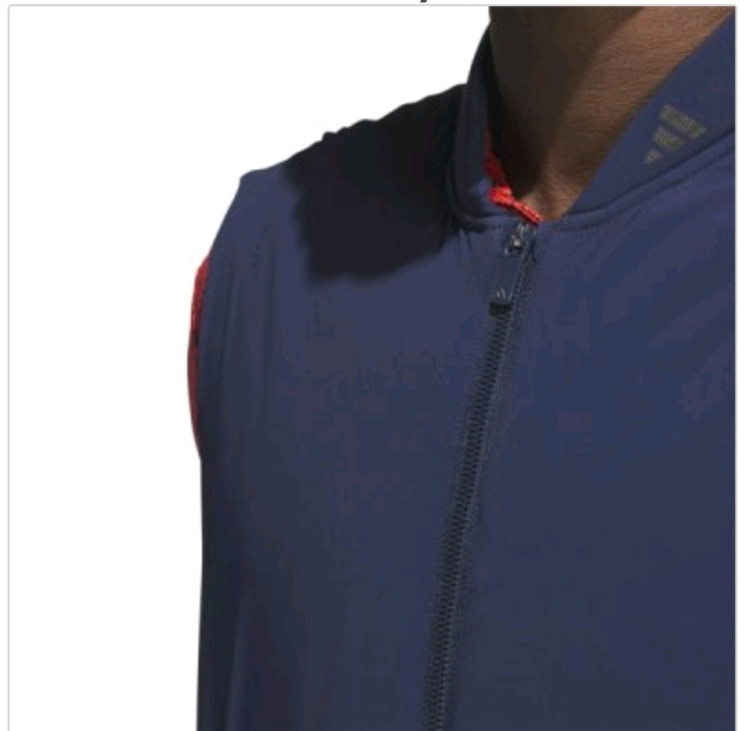 adidas Ultimate365 Tour Frostguard Full-Zip Padded Vest HZ3222 Navy Size M *NEW*