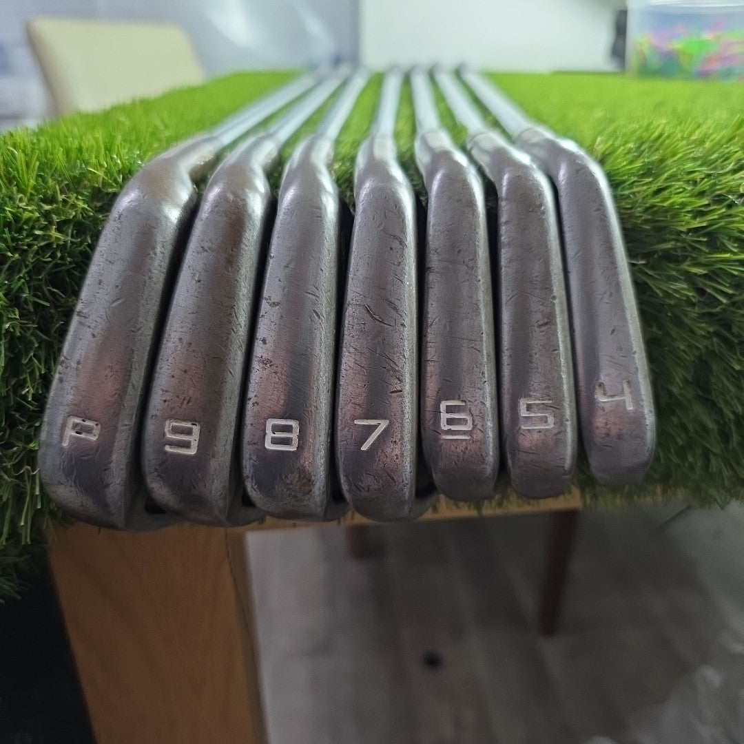 Taylormade P7mc Raw Iron Set 4-PW KBS Tour Stiff Flex Shafts *RARE*