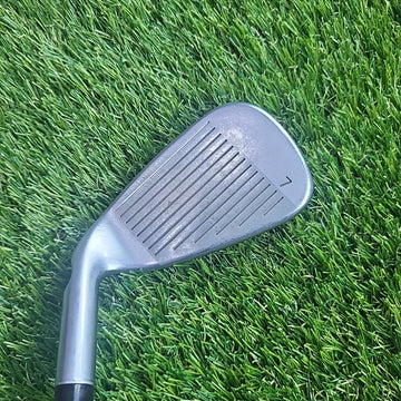 Ping G400 7 Iron Orange Dot 1/4 Inch Longer Modus 105 Regular Flex Midsize Grip