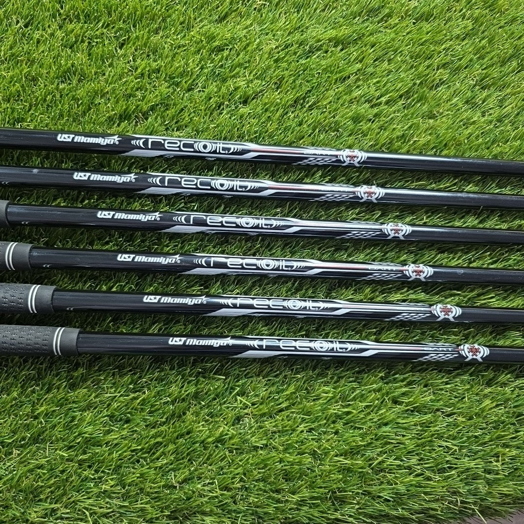 Ping G730 Iron Set 5-PW Blue Dot Recoil Dart F3 Regular Flex Graphite Shafts