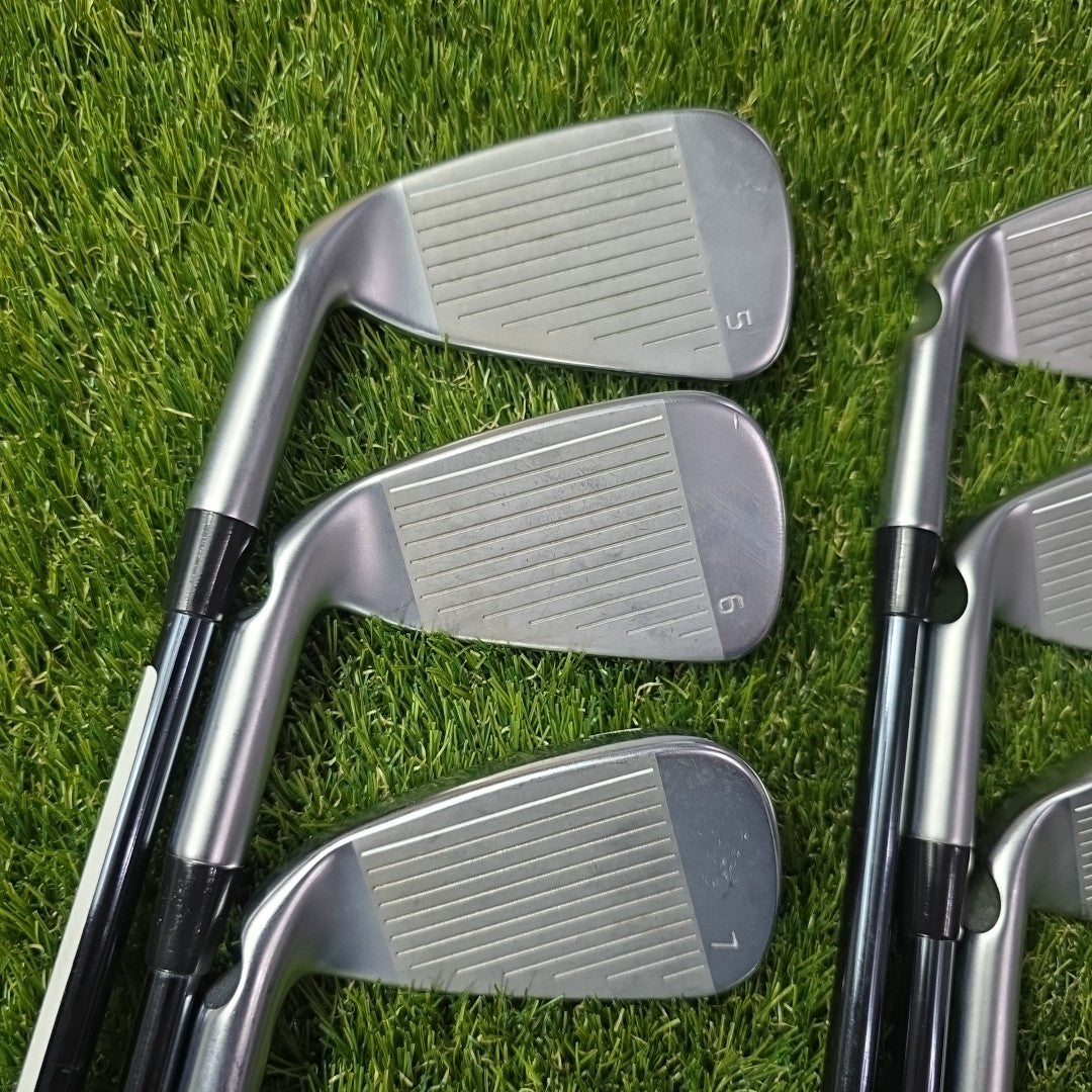 Ping G730 Iron Set 5-PW Blue Dot Recoil Dart F3 Regular Flex Graphite Shafts