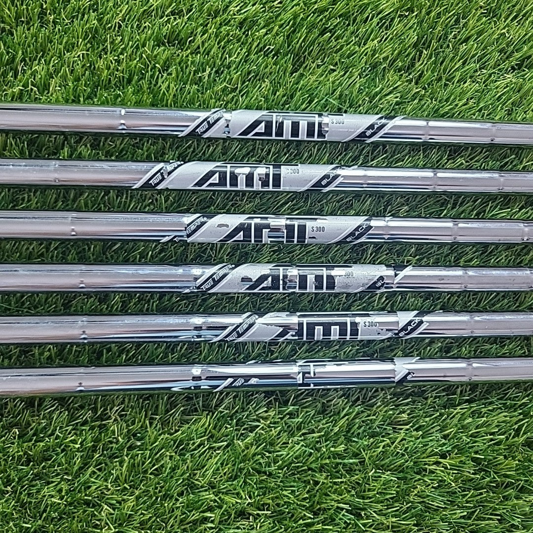 Titleist T200 Iron Set 5-PW AMT Black S300 Stiff Flex Shafts