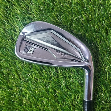 Wilson D9 Forged 6 Iron KBS $-Taper Lite Stiff Flex Black Shaft Midsize Grip