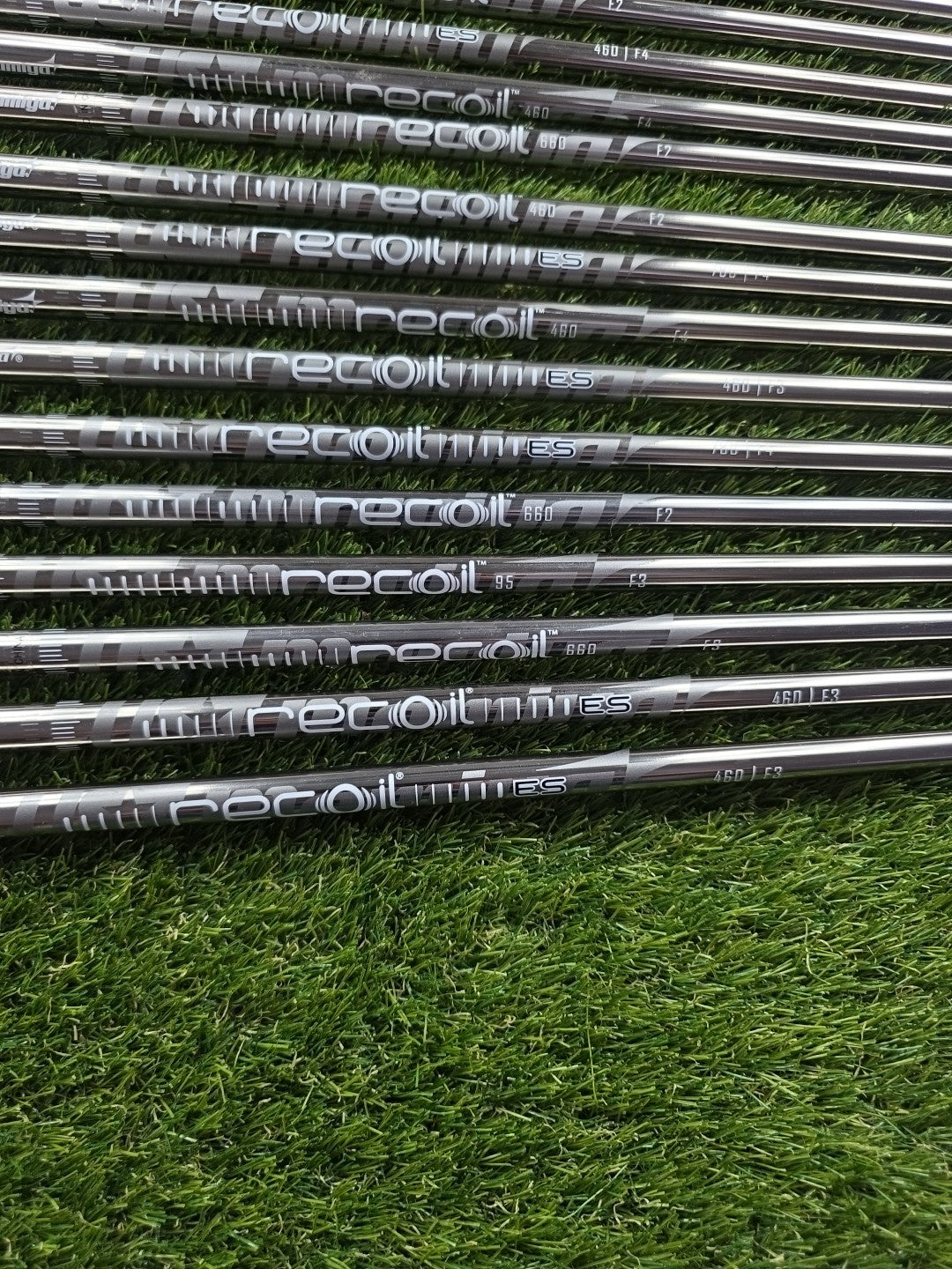 Job Lot Of Golf Club Iron Fitting Shafts All Recoil Shafts X17 Various Flex Lot4