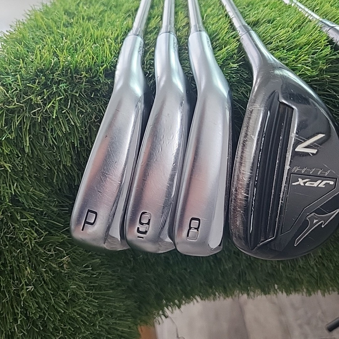 Mizuno JPX 921 Hot Metal Iron/Hybrid Set 5-PW Recoil F2 Senior Shafts
