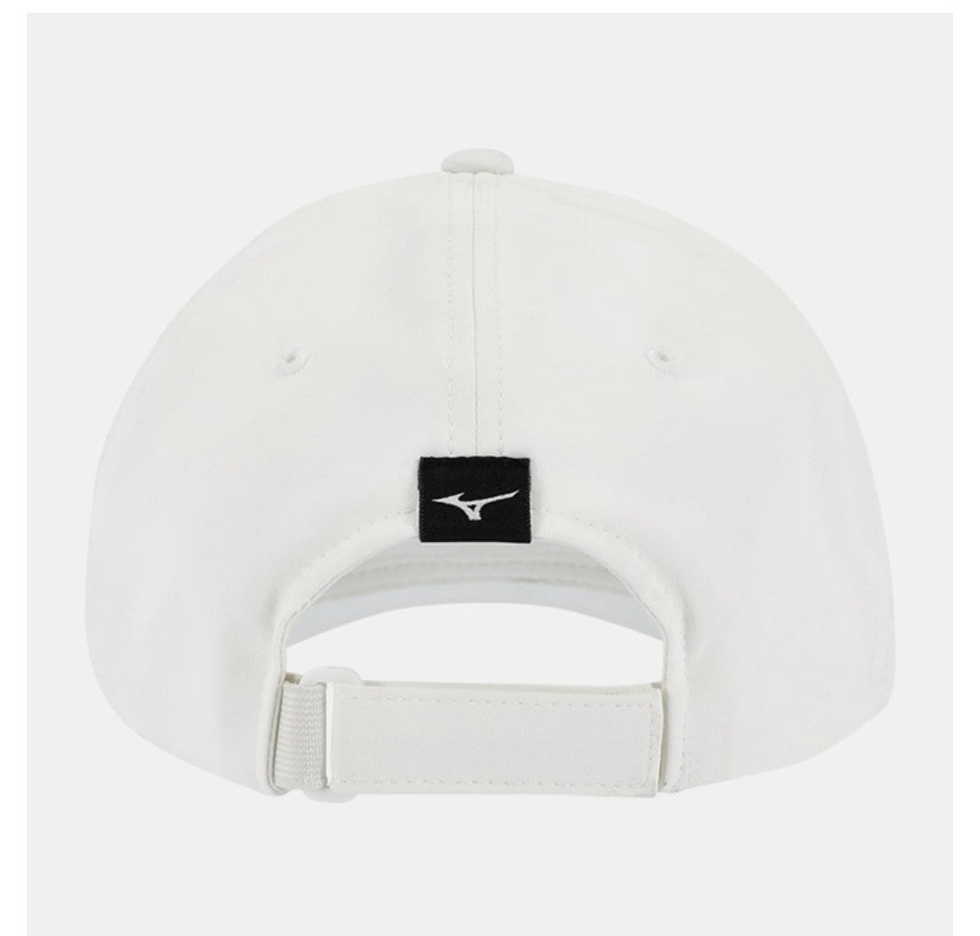 Mizuno Fresh Marble Adjustable Golf Cap White/Black + FREE Mizuno Comp Glove