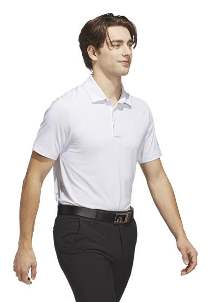 adidas Gents Ultimate365 Mini Bunker Polo Shirt White - Wonder Blue JN9134