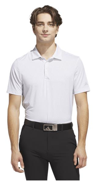 adidas Gents Ultimate365 Mini Bunker Polo Shirt White - Wonder Blue JN9134