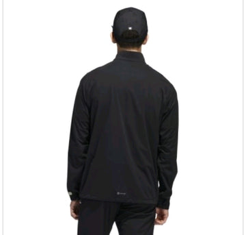 Adidas Rain.RDY Full Zip Waterproof Golf Jacket Black HN4128 Size M *BRAND NEW*