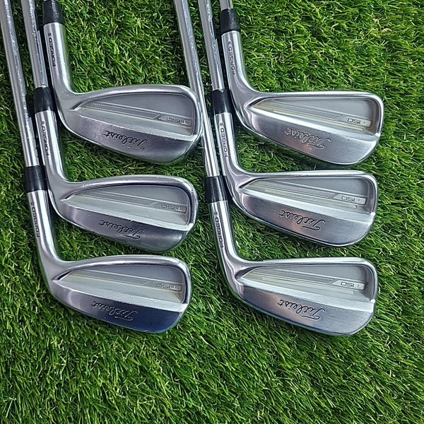 Titleist T150 Iron Set 5-PW Tour V 120 Extra Stiff PURED SHAFTS Midsize Grips 