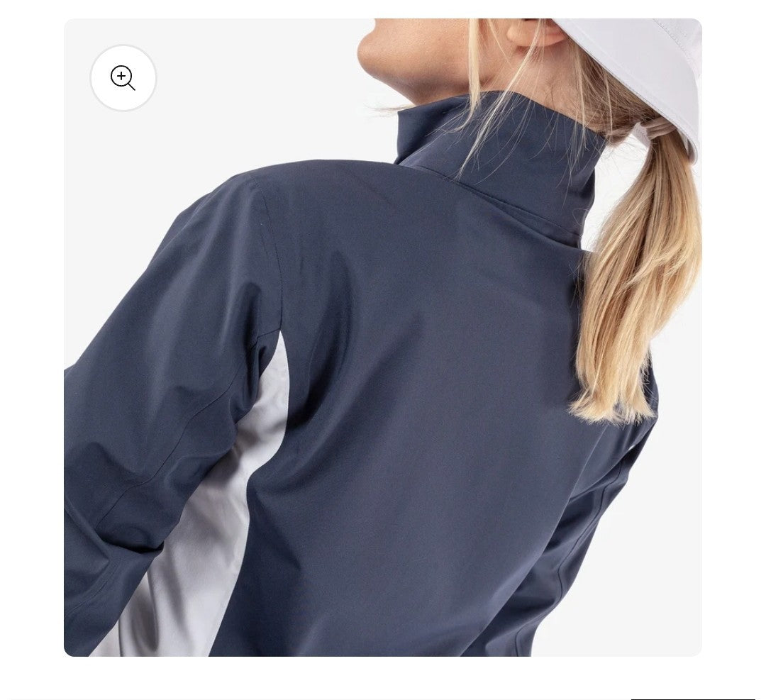 Galvin Green Amy Ladies Waterproof Golf Jacket Navy/White Size S *BRAND NEW*