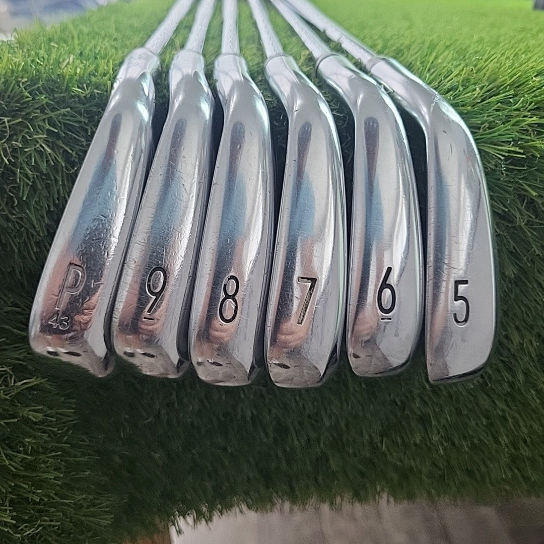 Titleist T200 Iron Set 5-PW AMT Black S300 Stiff Flex Shafts