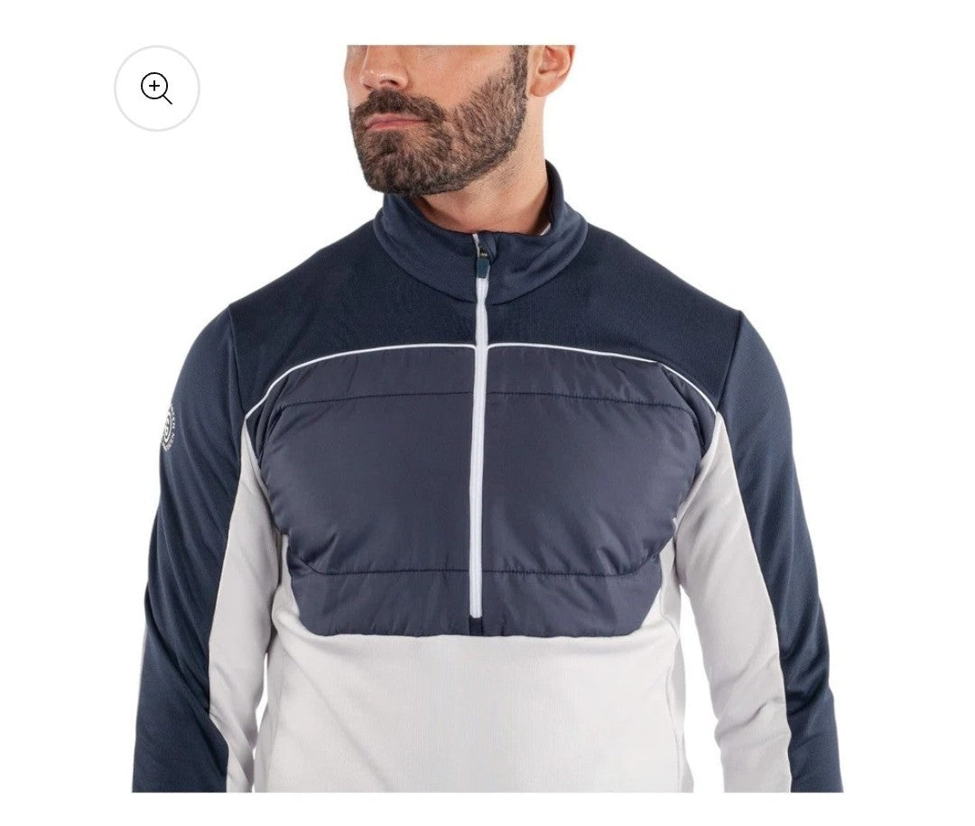 Galvin Green Douglas Insulating Golf Mid Layer Cool Grey/Navy Mens SIZE XXL NEW 