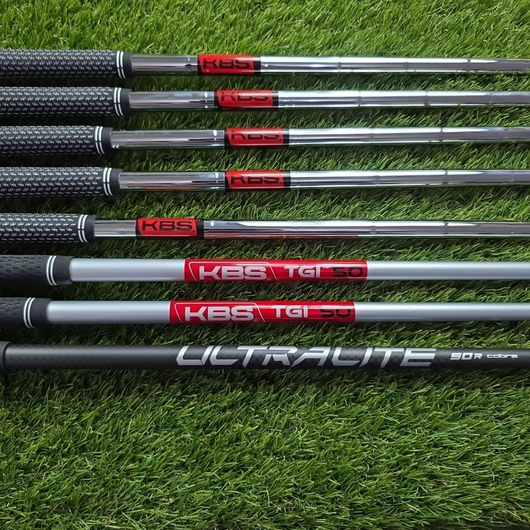 Cobra T Rail 2023 Iron Set 5H + 6-PW + GW + SW Left Handed *BRAND NEW*