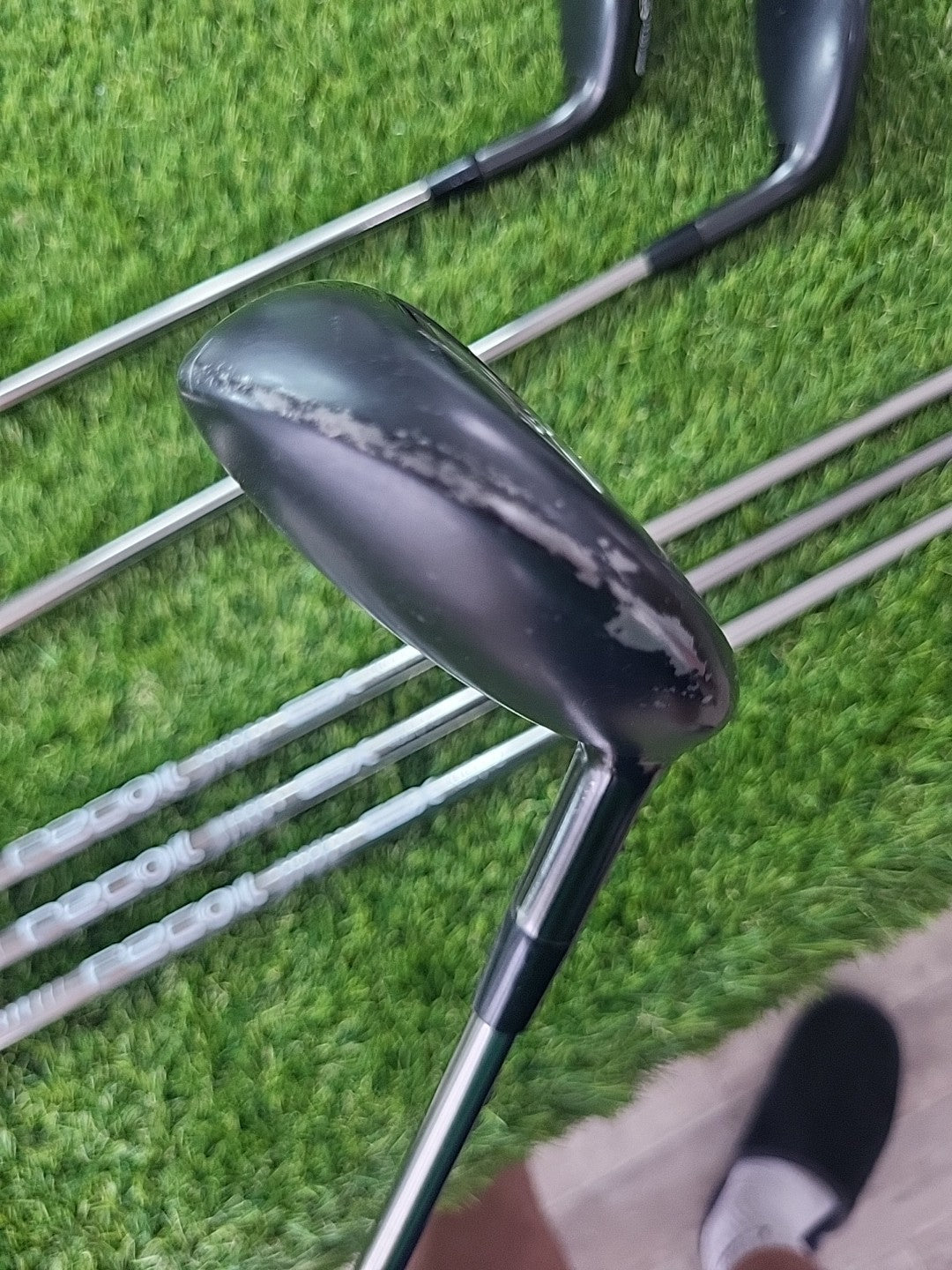 Mizuno JPX 921 Hot Metal Iron/Hybrid Set 5-PW Recoil F2 Senior Shafts