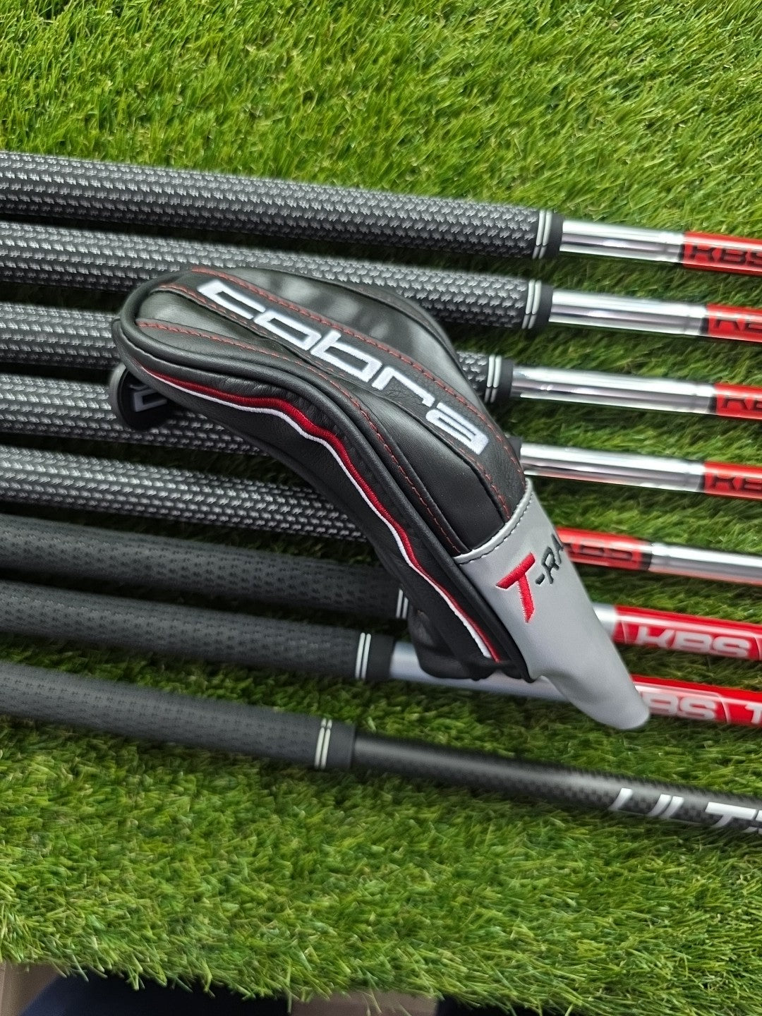 Cobra T Rail 2023 Iron Set 5H + 6-PW + GW + SW Left Handed *BRAND NEW*