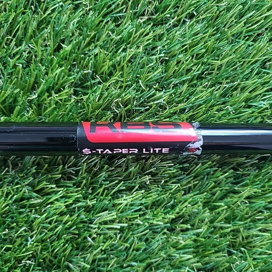 Wilson D9 Forged 9 Iron KBS $-Taper Lite Stiff Flex Black Shaft Midsize Grip