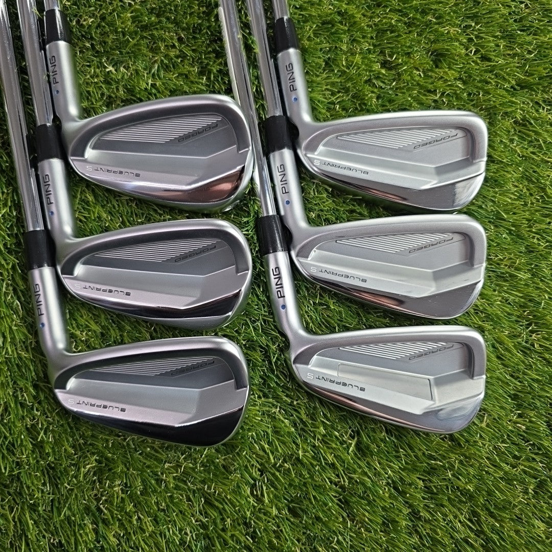 Ping Blueprint S Iron Set 5-PW Blue Dot Dynamic Gold 120 Stiff Flex *VGC*