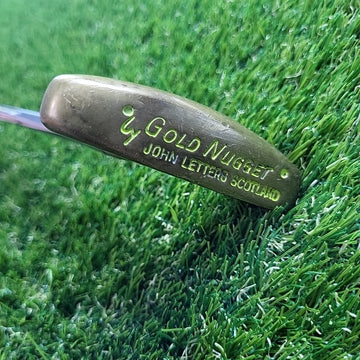 John Letters Gold Nugget Putter 35 Inches Flatcat Grip